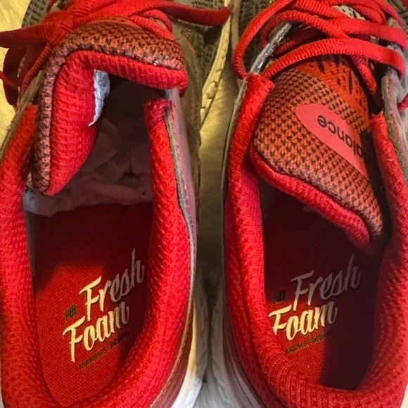 New Balance Boys FF Zante V3 Red/Gray Running Shoes Sneakers Size 6 - Picture 7 of 7